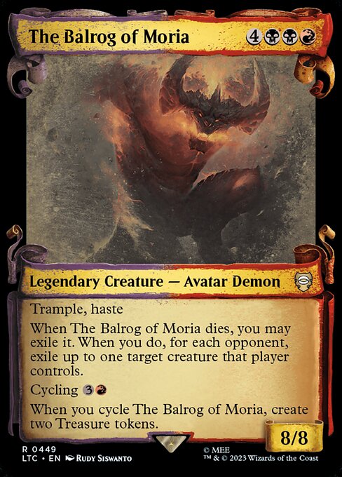 LTC: The Balrog of Moria (Showcase Scrolls)