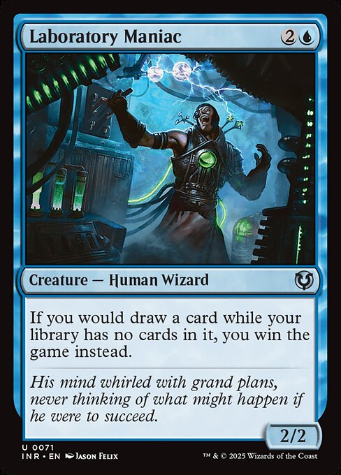 INR: Laboratory Maniac