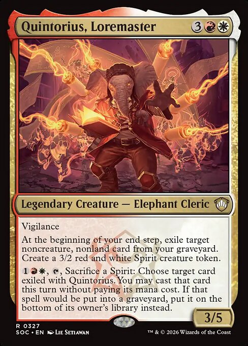 SOC: Quintorius, Loremaster