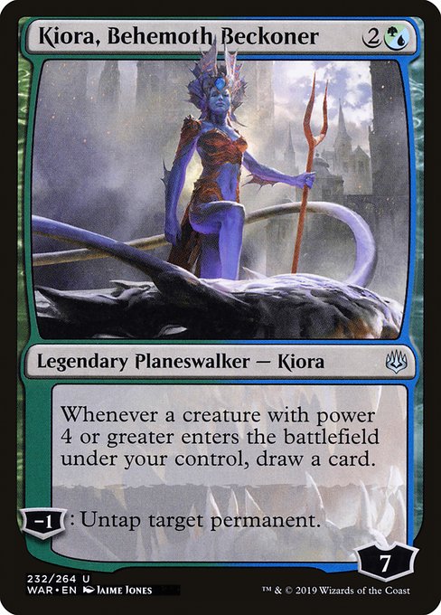 WAR: Kiora, Behemoth Beckoner (Foil)
