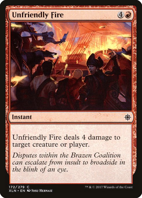 XLN: Unfriendly Fire (Foil)