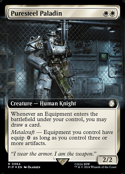 PIP: Puresteel Paladin (Extended Art) (Surge Foil)