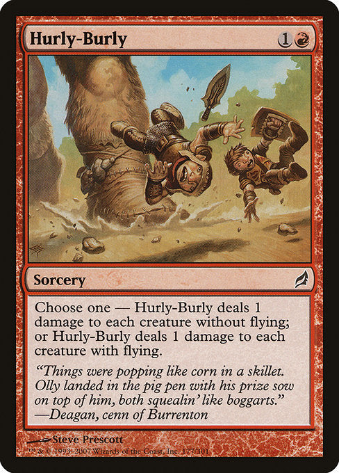 LRW: Hurly-Burly