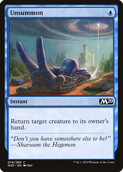 M20: Unsummon
