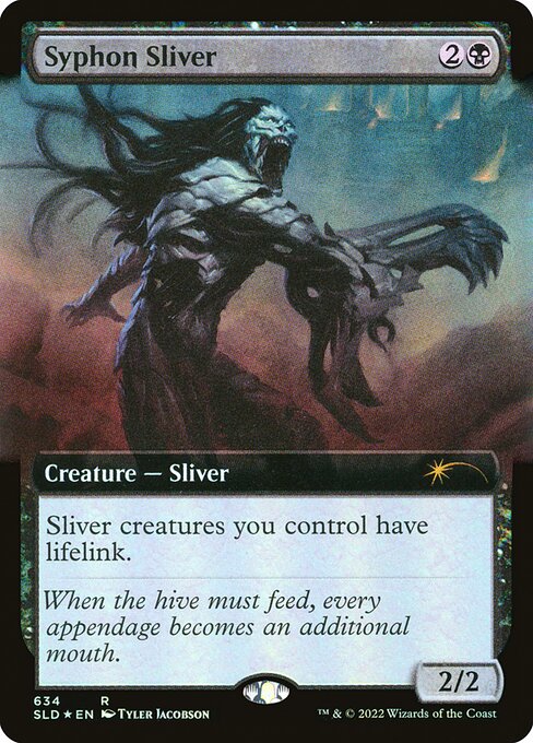SLD: Syphon Sliver (Extended Art) (Foil)