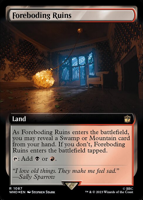 WHO: Foreboding Ruins (Extended Art) (Surge Foil)