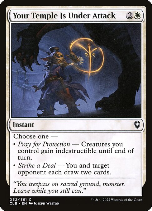 CLB: Your Temple Is Under Attack (Foil)