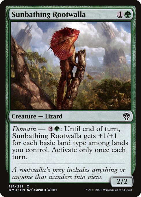 DMU: Sunbathing Rootwalla (Foil)