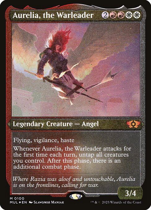 MUL: Aurelia, the Warleader (Foil Etched)