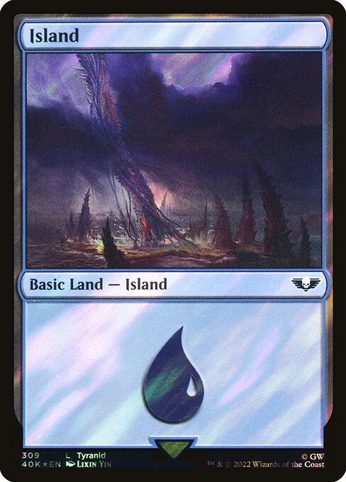 40K: Island (309) (Surge Foil)