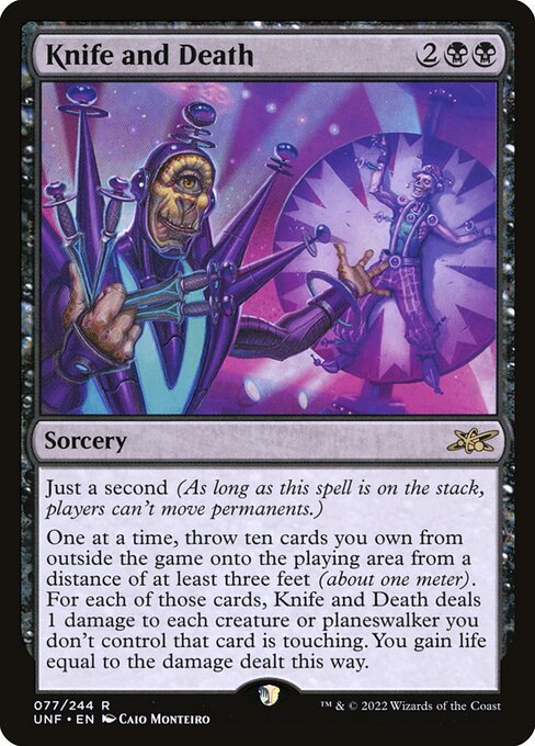 UNF: Knife and Death (Foil)