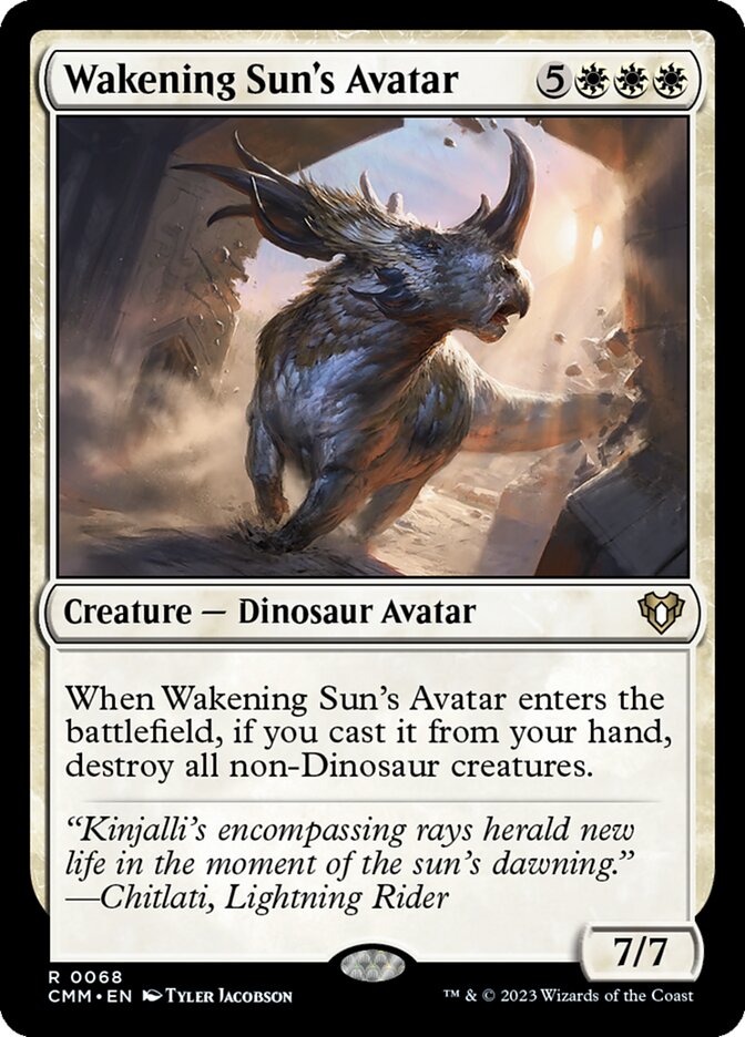 Wakening Sun's Avatar [Foil] :: CMM