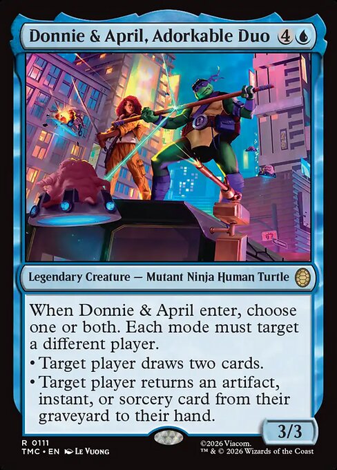 TMC: Donnie & April, Adorkable Duo