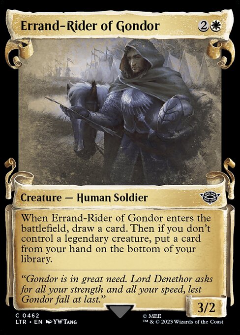 LTR: Errand-Rider of Gondor (Showcase Scrolls)