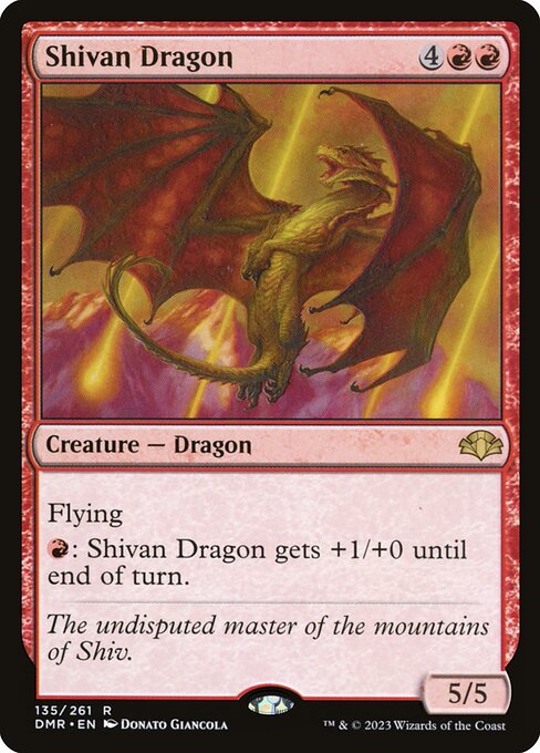 DMR: Shivan Dragon (Foil)