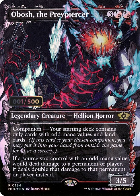 MUL: Obosh, the Preypiercer (Serial Numbered) (Foil)