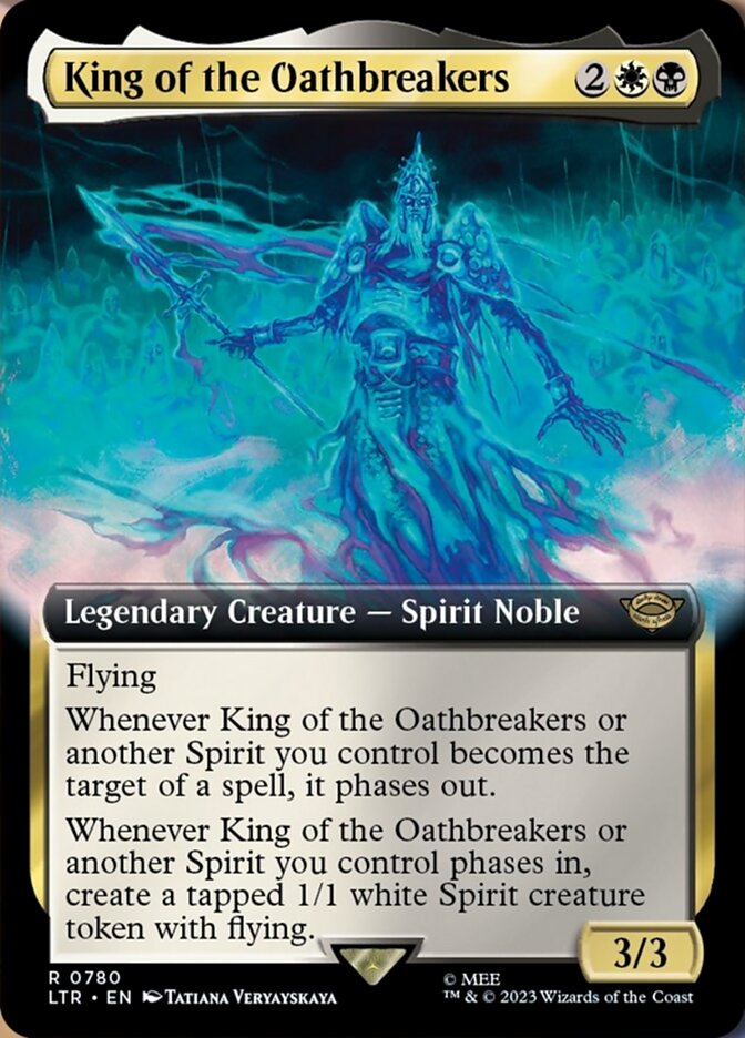 King of the Oathbreakers (Extended Art) (Surge Foil) [Foil] :: LTR