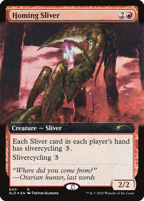 SLD: Homing Sliver (Extended Art) (Foil)