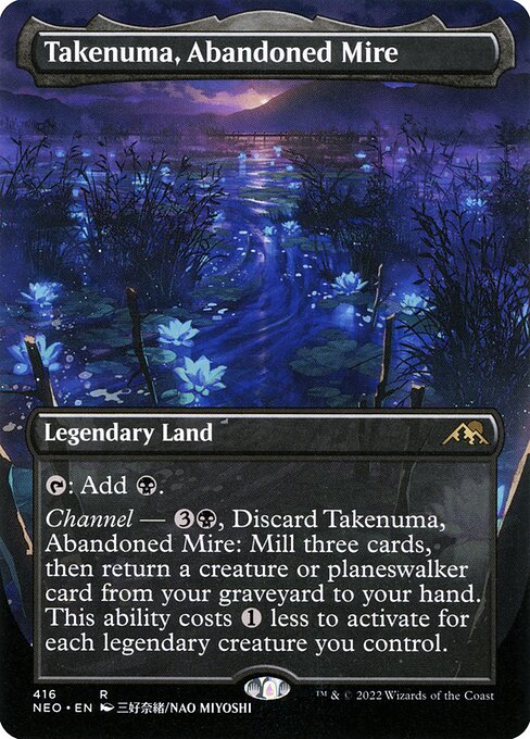 NEO: Takenuma, Abandoned Mire (Borderless) (Foil)