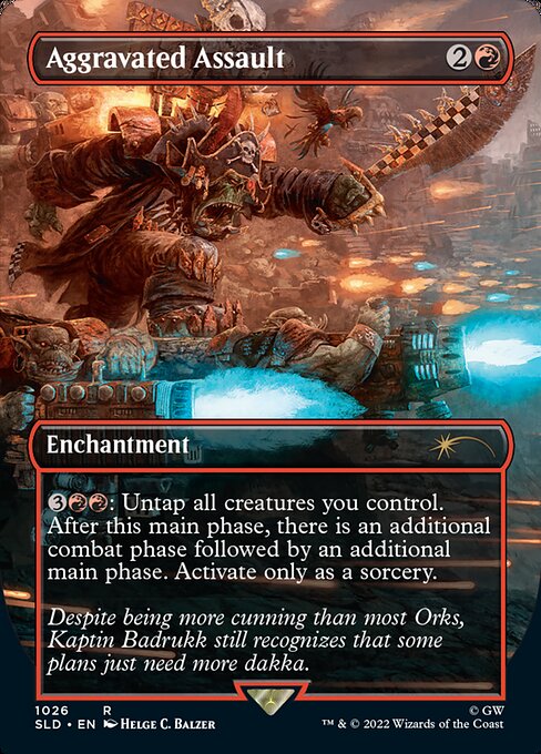 SLD: Aggravated Assault (Borderless) (Foil)