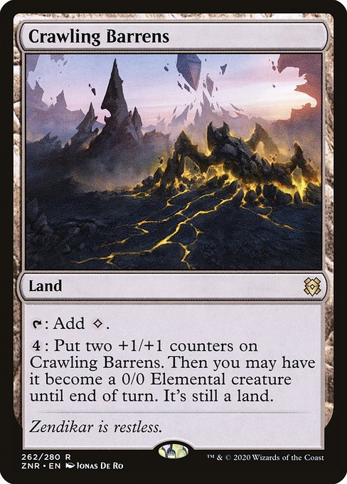 ZNR: Crawling Barrens (Foil)