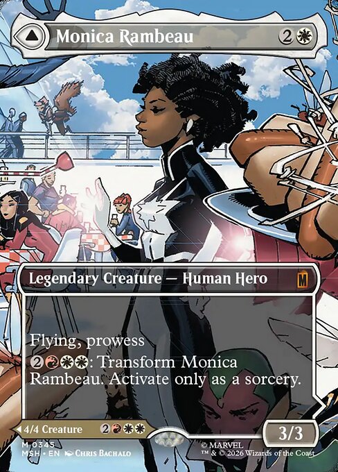MSH: Monica Rambeau (Borderless) (0345) (Foil)