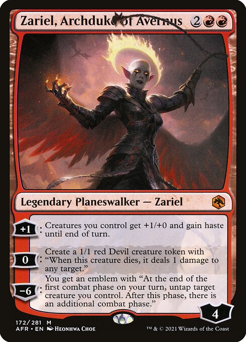 AFR: Zariel, Archduke of Avernus