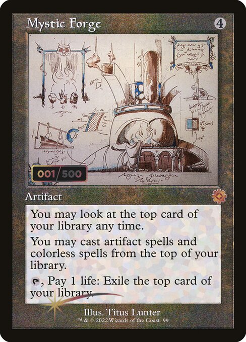 BRR: Mystic Forge (Schematic) (Serial Numbered) (Foil)