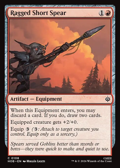 HOB: Ragged Short Spear (Foil)