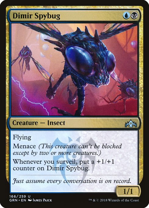 GRN: Dimir Spybug (Foil)
