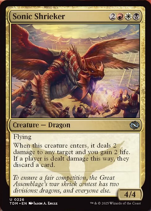 TDM: Sonic Shrieker (Foil)