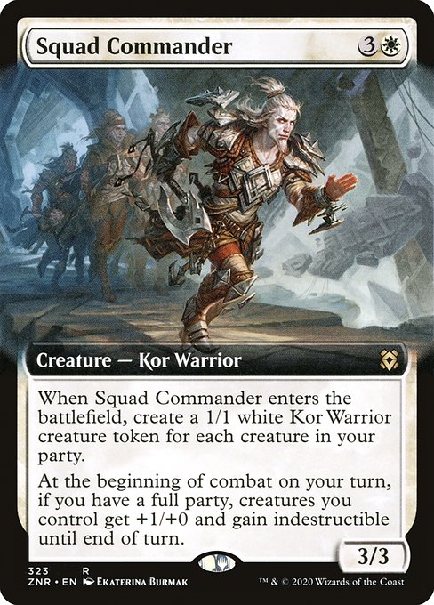 ZNR: Squad Commander (Extended Art) (Foil)