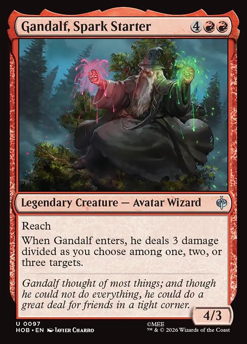 HOB: Gandalf, Spark Starter