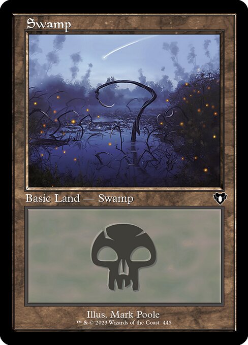 CMM: Swamp (445) (Retro Frame) (Foil)