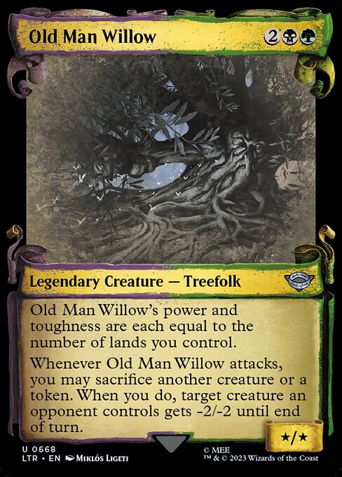 LTR: Old Man Willow (Showcase Scrolls) (Foil)
