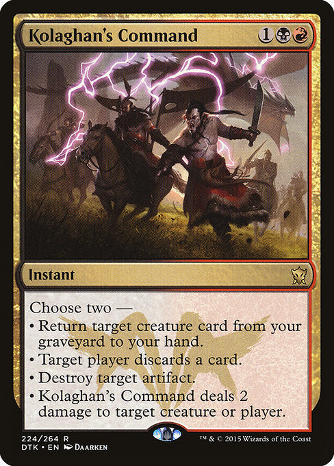 DTK: Kolaghan's Command (Foil)