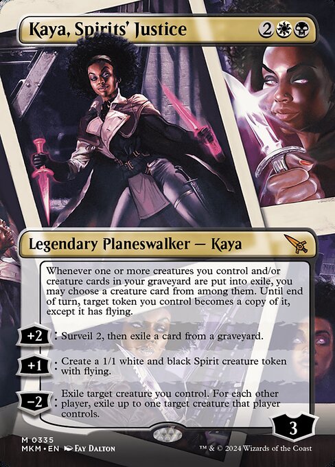 MKM: Kaya, Spirits' Justice (Borderless) (Foil)