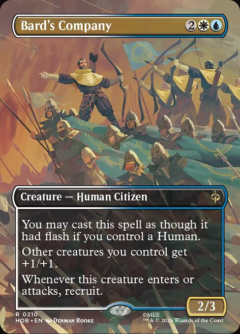 HOB: Bard's Company (Borderless) (Foil)