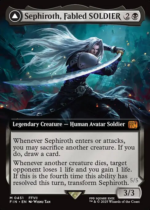FIN: Sephiroth, Fabled SOLDIER (Extended Art)