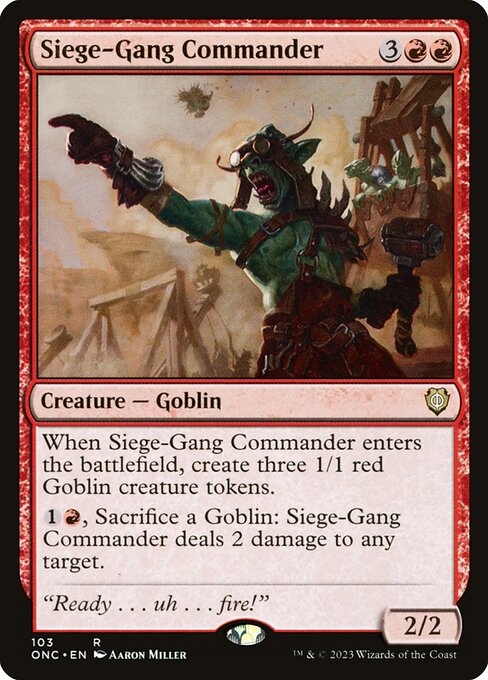 ONC: Siege-Gang Commander