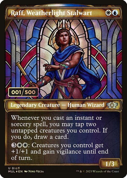 MUL: Raff, Weatherlight Stalwart (Serial Numbered) (Foil)