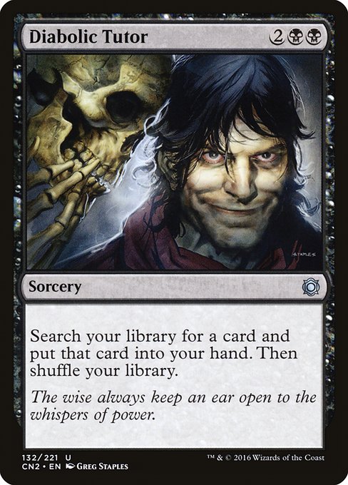 CN2: Diabolic Tutor (Foil)