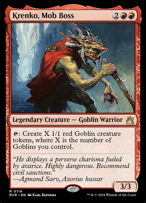 RVR: Krenko, Mob Boss (Foil)