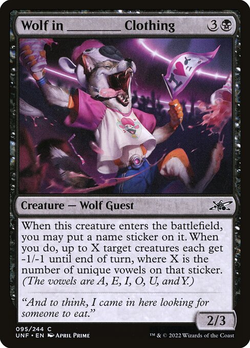 UNF: Wolf in _______ Clothing (Foil)