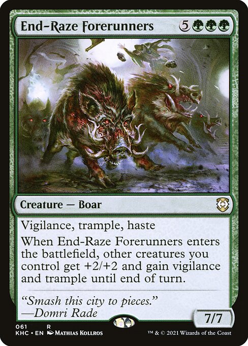 KHC: End-Raze Forerunners
