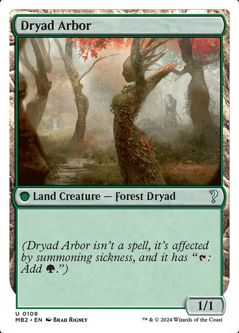 MB2: Dryad Arbor (White Border)