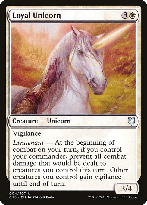 C18: Loyal Unicorn