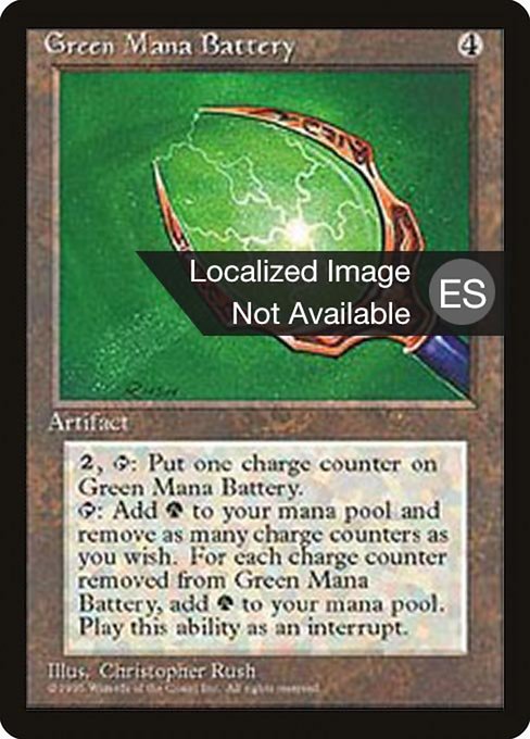 4BB: Green Mana Battery