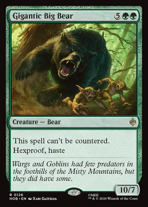 HOB: Gigantic Big Bear
