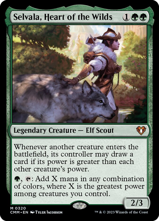 Selvala, Heart of the Wilds [Foil] :: CMM